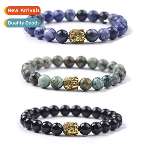 New Tiger Eye Bracelet Onyx Volcanic Whe Pine Blue Stripe St
