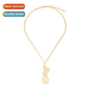 alloy pearl necklace Versatile fashi zinc retro tempe simple