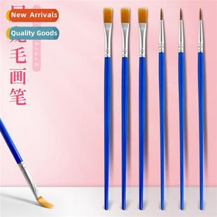 Childrens painting brushes graffi coloring acrylic watercolo