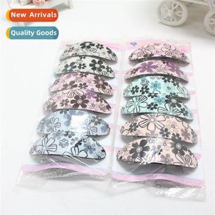 Acrylic sheet bohemian style colorful print spring clip pin