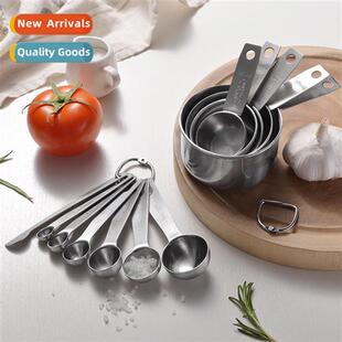 Stainless Steel Measuring Cups Measuring Spos Set Model Hous