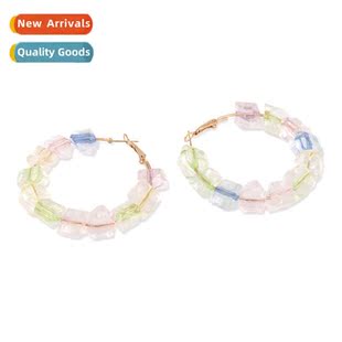 versatile persaly irregular transparent Korean resin style