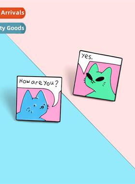 Europe and  Uned States wderful cat-shaped brooch cute creat