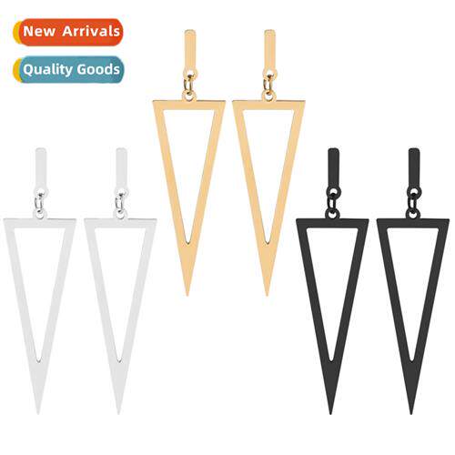 Fashi minimalist jewelry triangle geometric light luxury tem