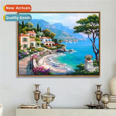 Hmade Sticky Diamd Painting Modern Living Room Drill Decorat