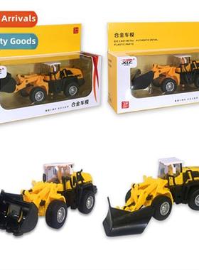Childrens simulati alloy pull back bulldozer boy toy enginee