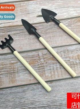 Gardening tools three sets  mini garden small shovel/rake/sp