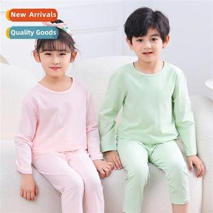 set small Childrens plain underwear childrens fall Lycra