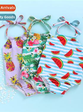 Girls swimsu summer  2020 new n fru prints in small children