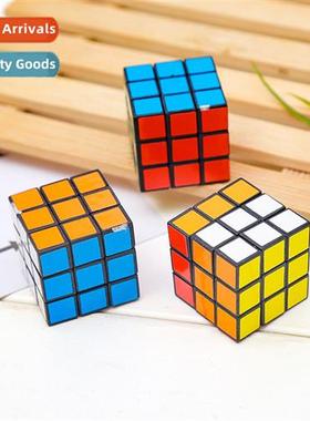 Small 3cm third-order Rubiks Cube Department store black bac