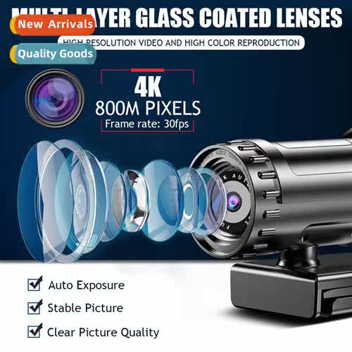 4k beauty auto focus 1080p computer webcam hd network usb li