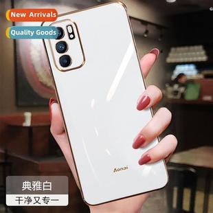 phone case S10 X60pro straig color plating solid 适用vivo