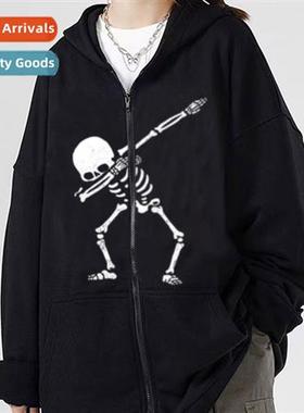 2022 dark skull man sweatshirt men  women hoodie gothic coup