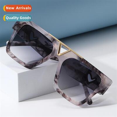 2350 square large frame persalized package flower sunglasses
