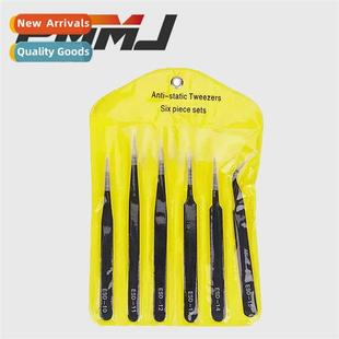 Set English Black Pcs Tweeze Thickness Tweezer 1.5MM Versi