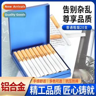 Cigarette Case Top Aluminum Cigarett Flip Alloy 20pcs New