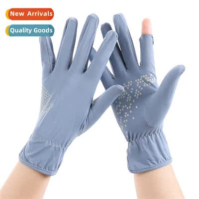Driving sunscreen gloves men  women anti-ultraviolet cycling