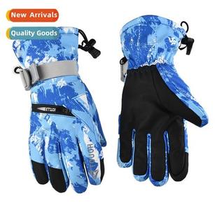 Ski gloves men  women winter warm waterpro adult outdoor mou