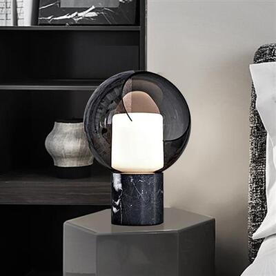 Post-modern minimalist glass marble creative table lamp er h