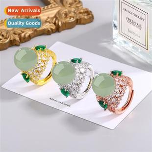 set zircia finger Ethnic opening vintage ring adjustab style