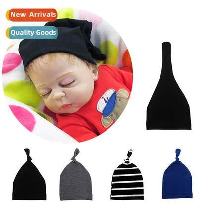 Baby supplies baby knotted pullover hat sleep cap Newborn ha