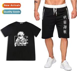 five sleev spell short printed goku war back anime Japans