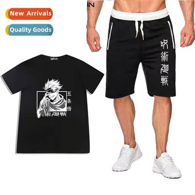 Japans anime spell back to war five goku printed short-sleev