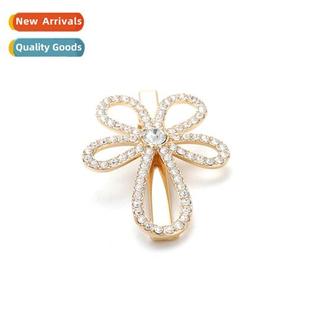 luxury butterfly accessories New flowers light gold fashi