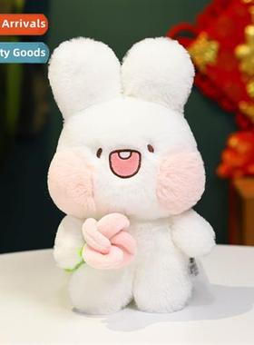 Cute么么兔 doll yangzhou plush toys soothing rabbit doll paw