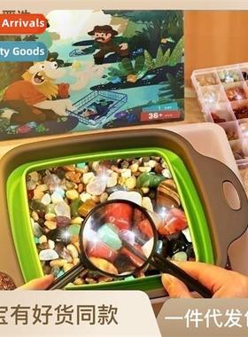 Childrens gold panning s toys hunter panning ore play sbag t