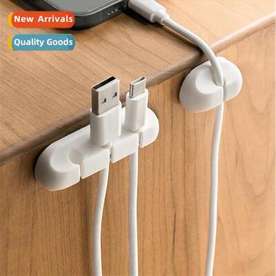 Desktop cable organizer data cable organizing fixture storag
