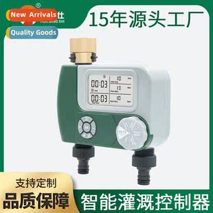 head dual large Irrigati display metal screen timer ctroller