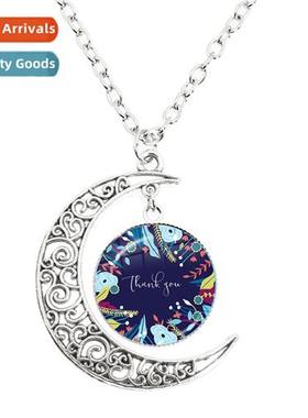 New Fashi Mercer Mayor French Mo Necklace Dome Glass Dome Pe