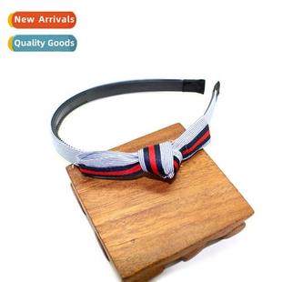 bow accessories head headb fabric thin New striped
