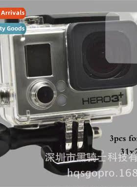 适用gopro lens protector sports gopro camera 4 3+ 3 screen p