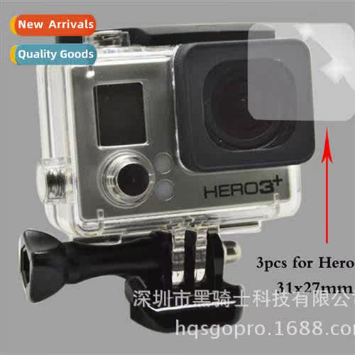 适用gopro lens protector sports gopro camera 4 3+ 3 screen p