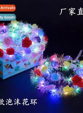 led luminous filigree garland tourist attractis sweep flash