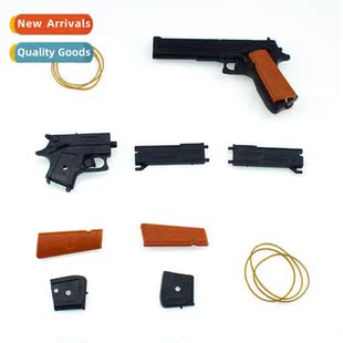 Plastic assembling a secti  lear gun pistol toy intelligence
