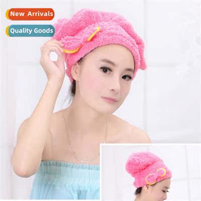 Home n-linting absorbent coral fleece  dryer cap micriber cu