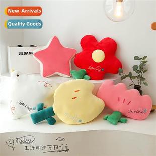 cushi cute pillow toys plush doll bed sleep girls flower red