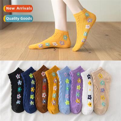 Secti spring and summer ins women boat socks hundred wh vert