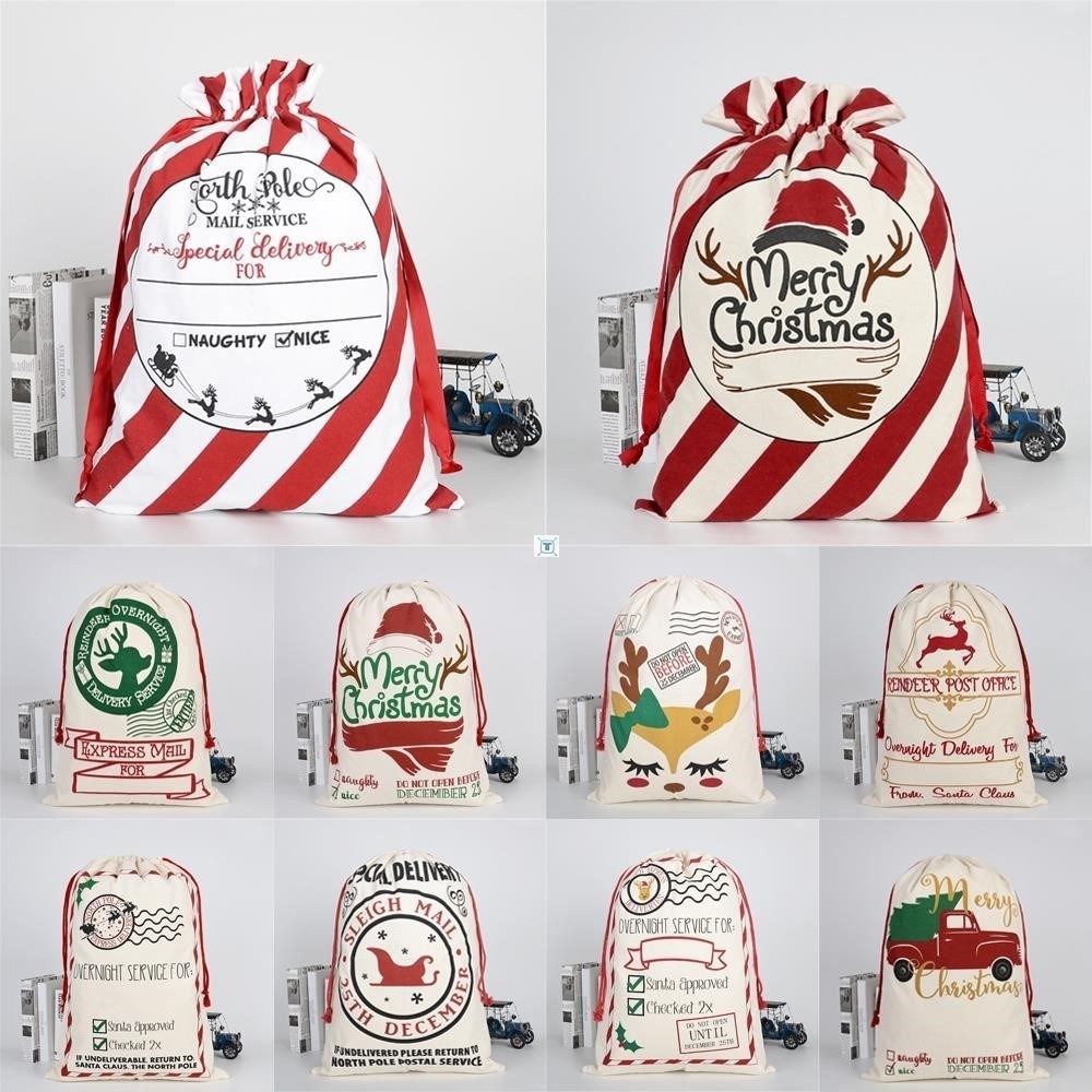 christmas gift bag sack drawstring santa  new arrival claus