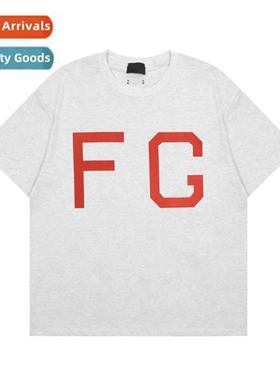 Summer new FOG main line seas 7 red letters FG high set roun