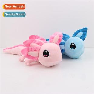 Axolotl Plush Salamer Lizard Multicolor Cute Fish Figurine H