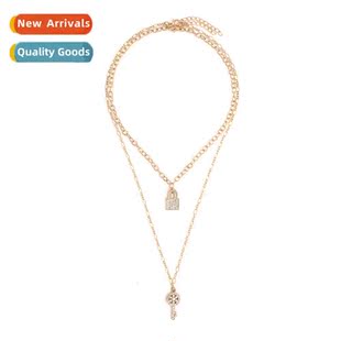 metal Simple layered alloy double stacke creative