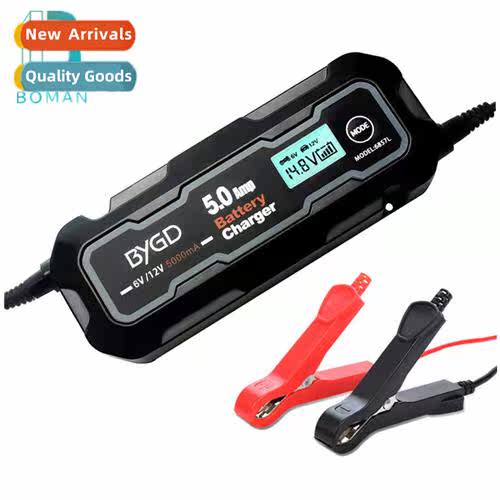 Car Battery Charger 6V/12V Smart 5000mA Motorcycle Battery B