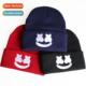 ski hip New marshmallow hop smiley cap embroidered