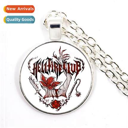 New Fashi Oddies Timeless Gemste Pendant Silver Necklace