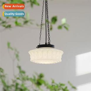 Antique French retro dining room bedroom lamps cream wind B&