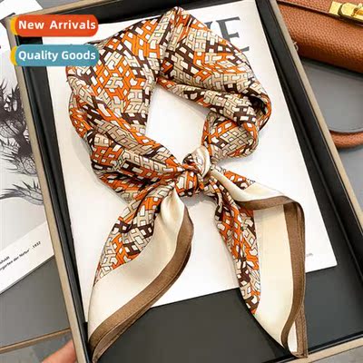 2022 three-dimensial letter H mulberry silk silk scarf fashi